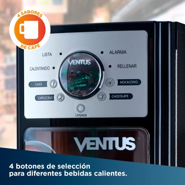 Máquina de Café 4 sabores Ventus GAIA4S - Imagen 3