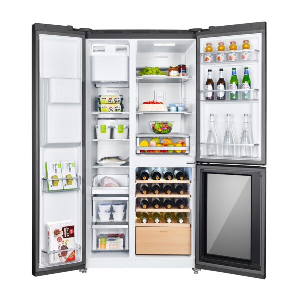 Refrigerador Side By Side / Cava 514 Lts. NEGRO - Imagen 3